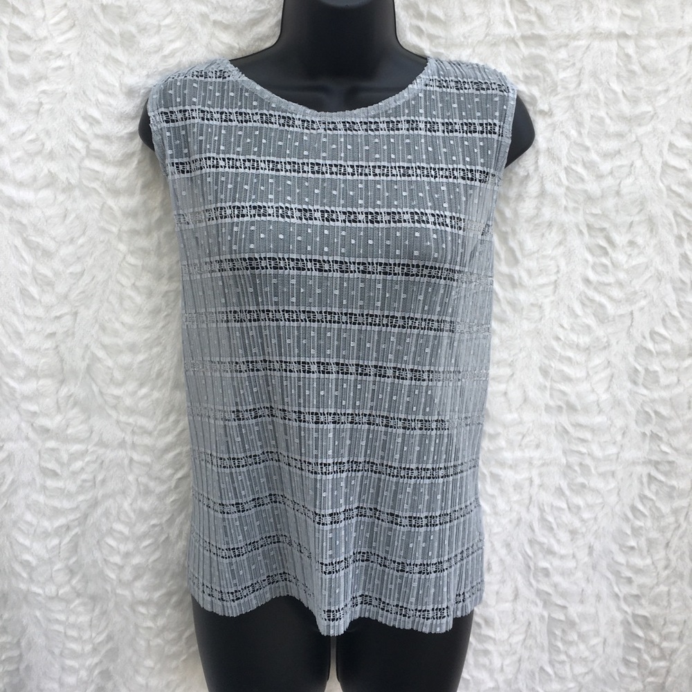 chelsea28 sheer lace top
